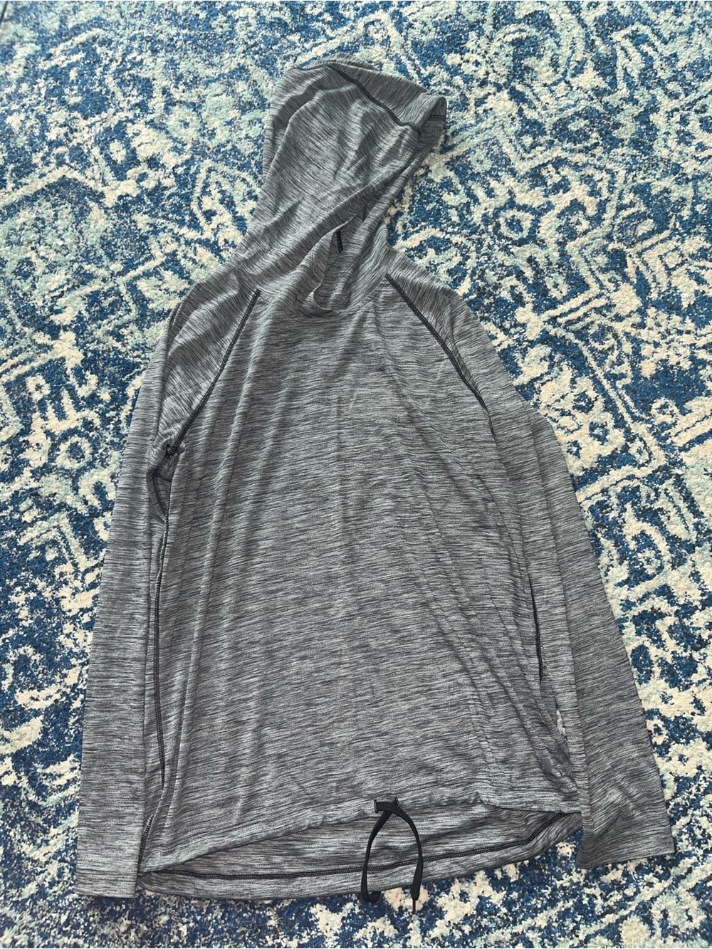 Under Armour Gray Hooded Long Sleeve Pullover